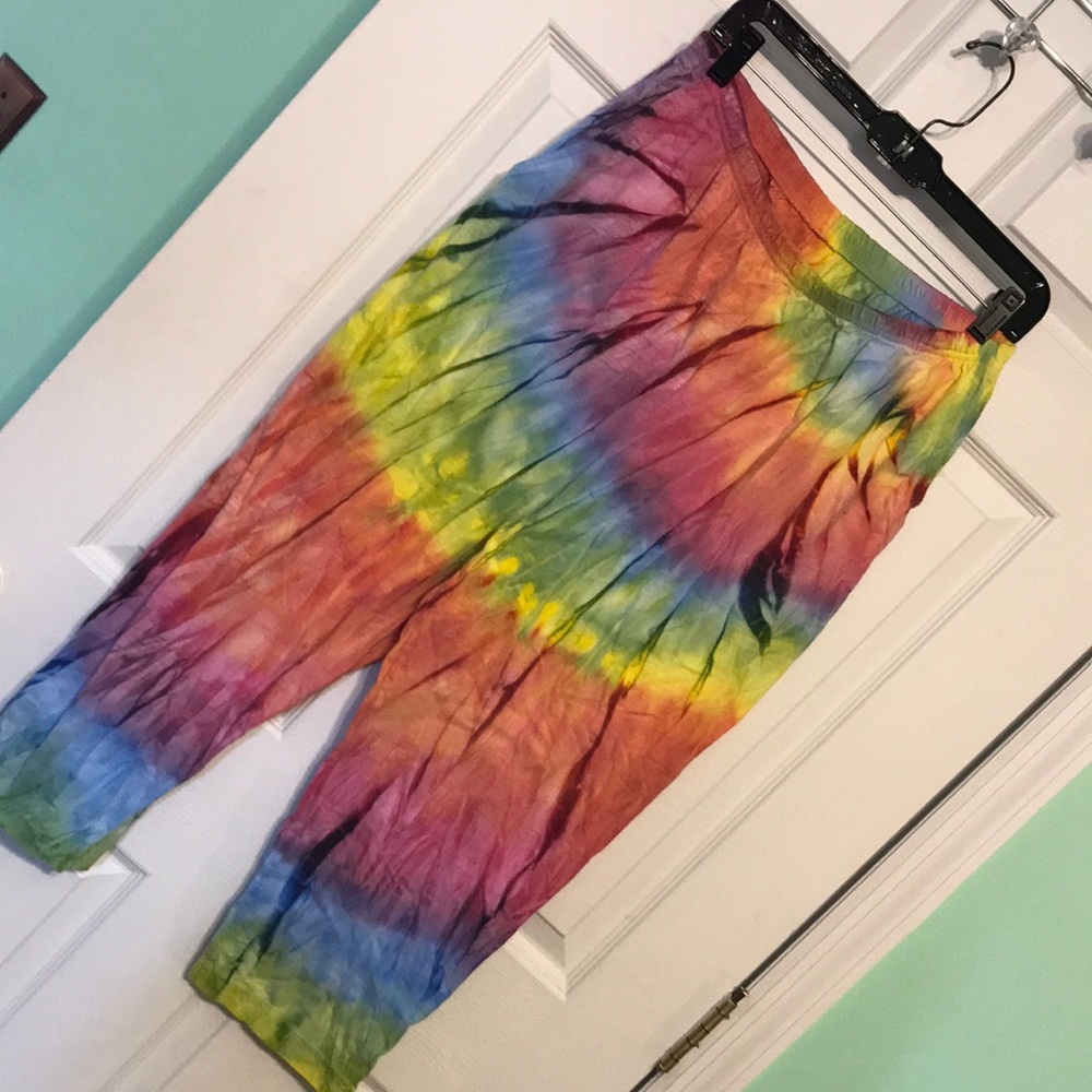 Fun tie-dye pants